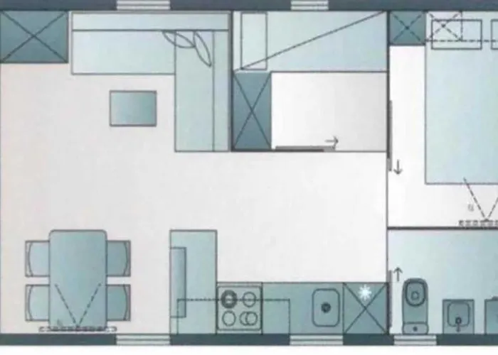 Bamboo Floating House Daire